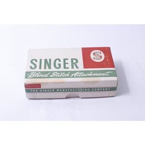 Singer, Blind Stitch Attachment, with Manual, Sewing Machines, Tool, Retro,